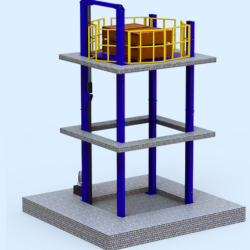 Four Post Cargo Lift