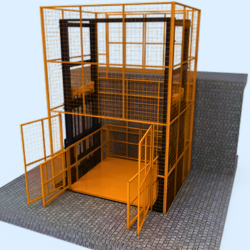 Four Post Cargo Lift